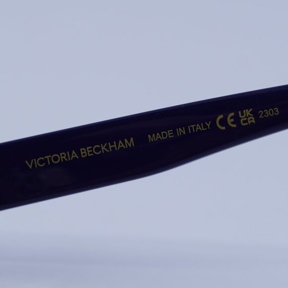 Victoria Beckham VB241S 414 Sunglasses Rimless Rectangle Frame, Grey Lenses - Picture 8 of 11